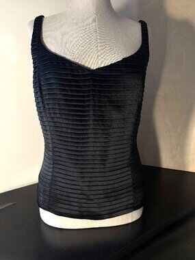 Vintage Dana Buchman Pleated Silk Camisole Top – Size 10
